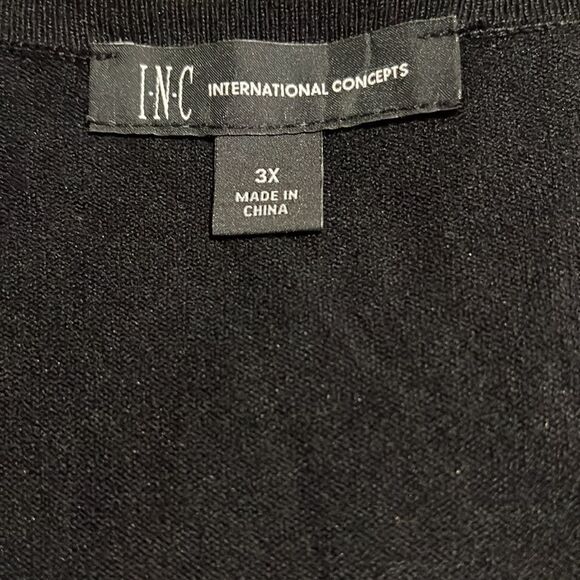 INC Glitter Printed Faux Wrap Dress - Picture 13 of 16